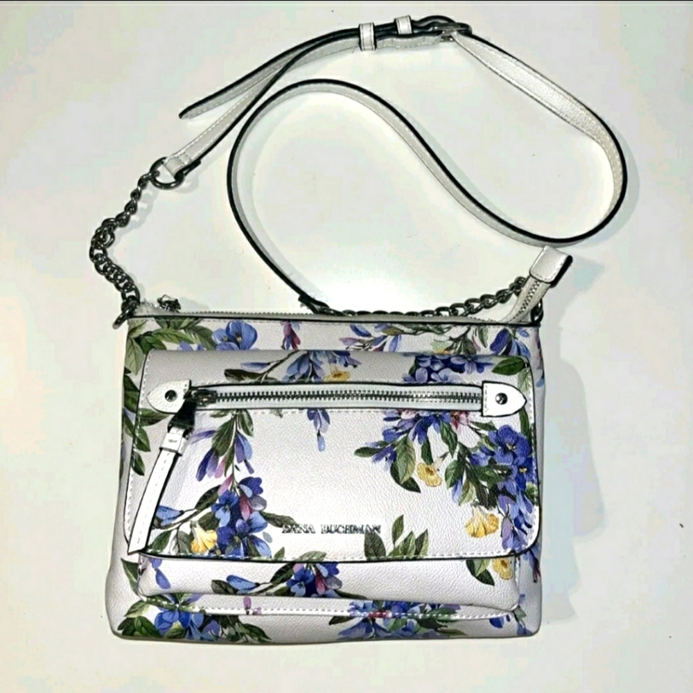 Dana Buchman Designer Flower Floral Crossbody purse